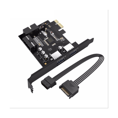 USB3.0อะแดปเตอร์ PCI PCI-E ถึง USB3.0การ์ดขยายเดสก์ท็อป20ขาต่อการ์ดขยาย USB3.0อะแดปเตอร์ FJK3825