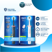 Bàn Chải Điện Oral-B Pro 3 3000 Cross Action - Lông Chải 16 Làm Sạch Sâu