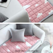 Tấm trải Sofa đa năng Hàn Quốc Cloud Cotton sofapad Pink 180 65cm
