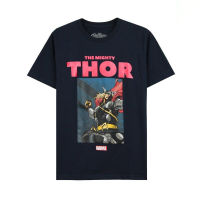 Fashion เสื้อยืดคอตตอนลำลอง Power7shop เสื้อยืดมาเวล MARVEL THE MIGHTY THOR เสื้อยืดพิมพ์ลาย