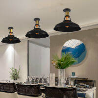 Vintage R โคมไฟเพดาน Flush Mount โคมไฟ Shade ไฟอุตสาหกรรมสำหรับห้องนอนในร่มห้องครัวห้องนั่งเล่น Home Decor