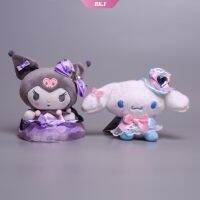 ◘ 10 ซม. อะนิเมะ Sanrio Kawaii Lolita สไตล์ Kuromi Cinnamorol น่ารักตุ๊กตา Plush จี้ของเล่นสำหรับหญิง Gift【KU2】