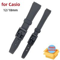 18mm 12mm Band for F-91W Resin Plastic Wrist Watchstrap F105 F108 A158W A168 AE1200 AE1300