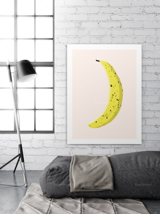 banane-ครัวผลไม้โปสเตอร์-ศิลปะพิมพ์สำหรับบ้านร้านอาหารตกแต่ง0824