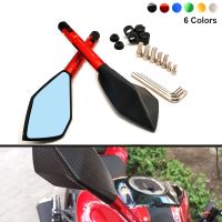 Motorcycle Rearview Mirrors Blue Anti-glare Handlebar Retrovisor For Honda cbr 1100xx 1100 xx 929 VTX1300 vtx 1300 cb 190r 400