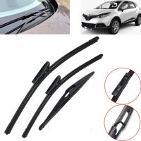 Front and Rear Windshield Windscreen Wiper Blades For Renault Captur Kaptur 2013 2014 2015 2016