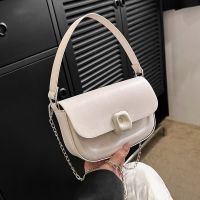 [COD] Small fresh foreign style pure simple 2023 this year popular chain shoulder Messenger bag temperament square