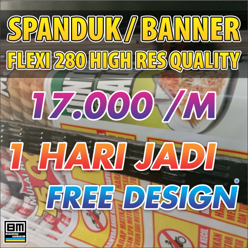 MURAH CETAK BANNER BACKDROP SPANDUK MURAH 1 HARI JADI FREE DESIGN ...