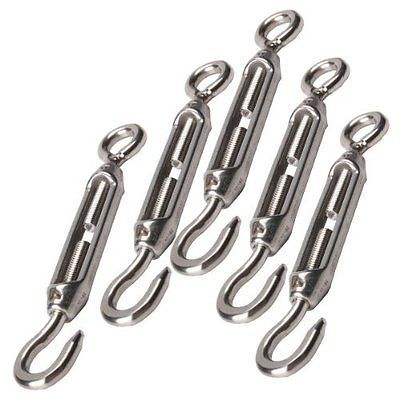 5pcs-m4-stainless-steel-304-hook-amp-eye-turnbuckle-wire-rope-tension