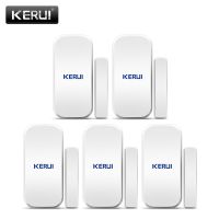 【LZ】☌✶  KERUI Intelligent Wireless Door Gap New White 433 Mhz Contact Wireless Door Window Magnet Entry Detector Sensor Window Sensors