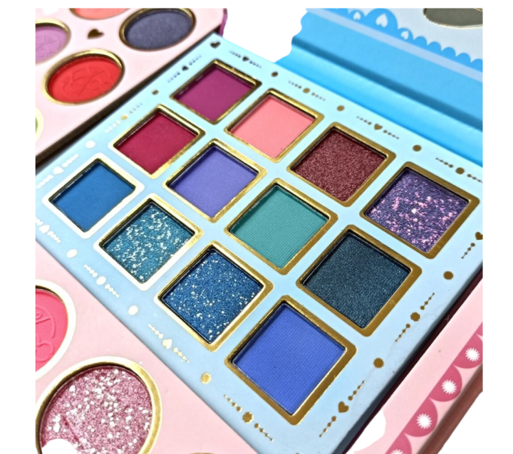 อายแชโดว์-oneyioo-eyeshadow-palette-glitter-shimmer-แป้งกลิตเตอร์-matte-70-สี-p38