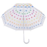 Kids Clear Bubble Umbrella Mens and Womens Childrens Umbrellas Transparent Long Handle Fashion Umbrella