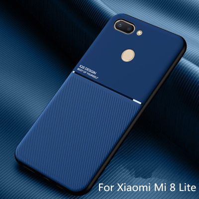 Hontinga สำหรับ Xiaomi Mi 8 Mi 8 Pro Mi 8 Lite Mi 8SE กรณีบางหนังเนื้อปลอก MI 8 SE โทรศัพท์ caee fahion บางเคลือบป้องกันโทรศัพท์กรณี Cove กันกระแทกกรณี C oque โทรศัพท์มือถือกรณี