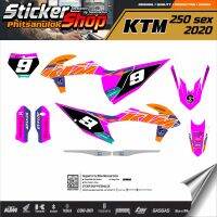 สติ๊กเกอร์ติดรถ วิบาก เอ็นดูโร่ รุ่น ktm 250sfx 2020 No.14