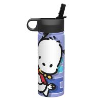 Pochacco 18ออนซ์กาน้ำหุ้มฉนวนเหล็กสแตนเลสสำหรับการออกกำลังกายกลางแจ้งกาต้มน้ำสำหรับปีนเขา