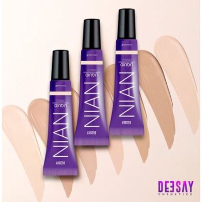 DEESAY NIAN LIQUID PRIMER &amp; FOUNDATION SPF 30PA+++รองพื้นดีเซย์เนียน ลิชวิดไพรเมอร์แอนด์ฟาวเดชั่น(N.01)1ชิ้น