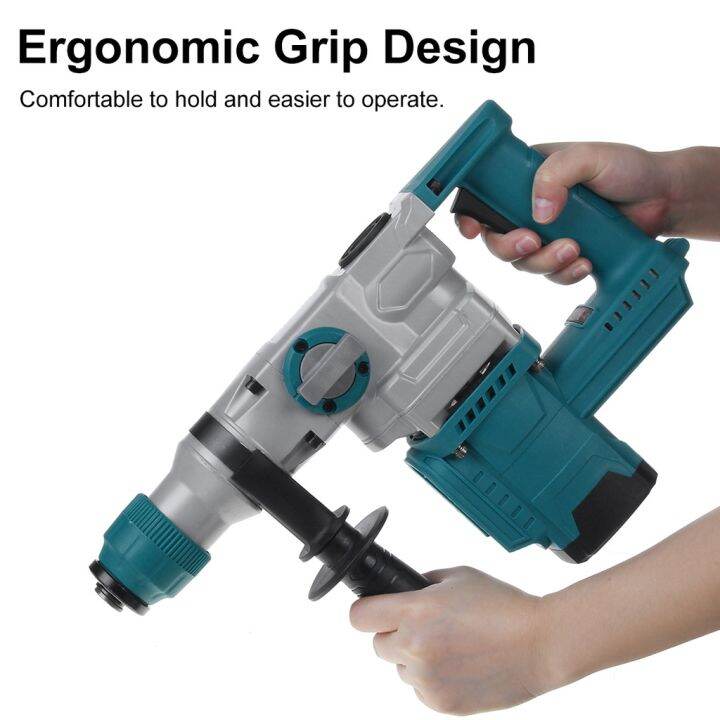 2IN1 Rechargeable Brushless Cordless Electric Rotary Hammer Impact