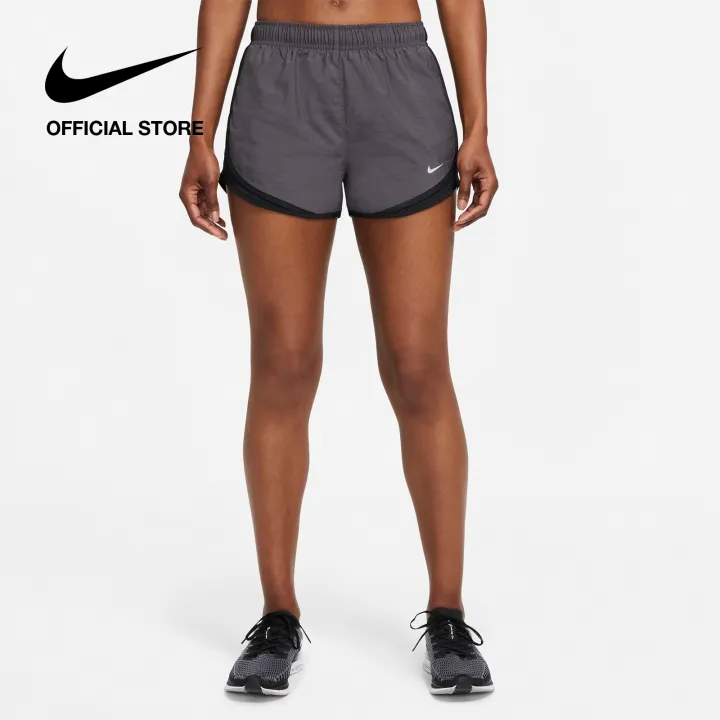Nike Women's Tempo Running Shorts Black Heather Lazada.co.th