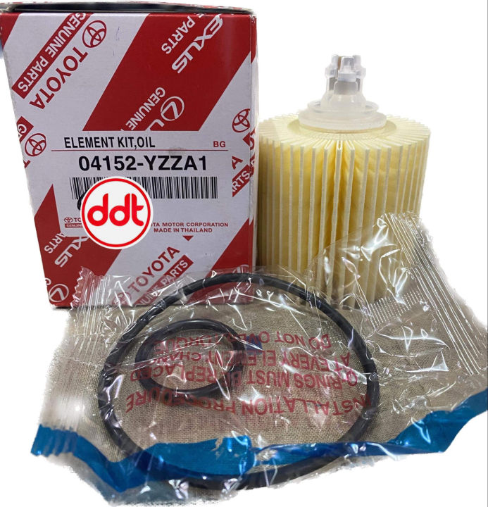 TOYOTA GENUINE ELEMENT OIL FILTER (04152-YZZA1) (CAMRY V6, ALPHARD ...