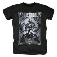 Powerwolf Germany Power Black Death Pagan Heavy Metal Dark Wolf Wolf Rock Memorial T-Shirt