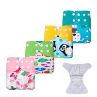 [simfamily] 1Pcs Reusable Cloth Diaper Adjustable Baby Nappies Washable Nappy Newborn Cloth Diaper Training Pants Fit 3-15 kg Cloth Diapers