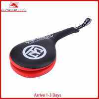 [Arrive 1-3 Days] Kids Taekwondo PU Rebound Sponge Double Kick Pad Target for Trainig (Black)