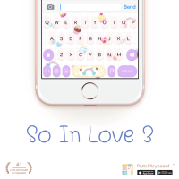 So In Love 3 Keyboard Theme⎮(E-Voucher) for Pastel Keyboard App