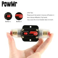 PowMr 12V 24V DC Circuit Breaker 20A 30A 40A 50A 60A 80A 100A Home Solar System Waterproof Mini Circuit Breaker Fuse Inverter