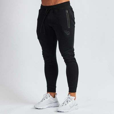 ﹍⊕☄ vq New Run Joggers Pants Male Leisure Sportswear Bottoms Skinny Sweatpants men Trousers Gym Fitness Bodybuilding Track Pants