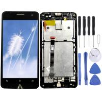 หน้าจอ LCD ของ OEM สำหรับ Asus Zenfone 5 / A501CG / A500CG Digitizer ประกอบเต็มตัวเครื่องที่มี Frameเมทสีดำ)