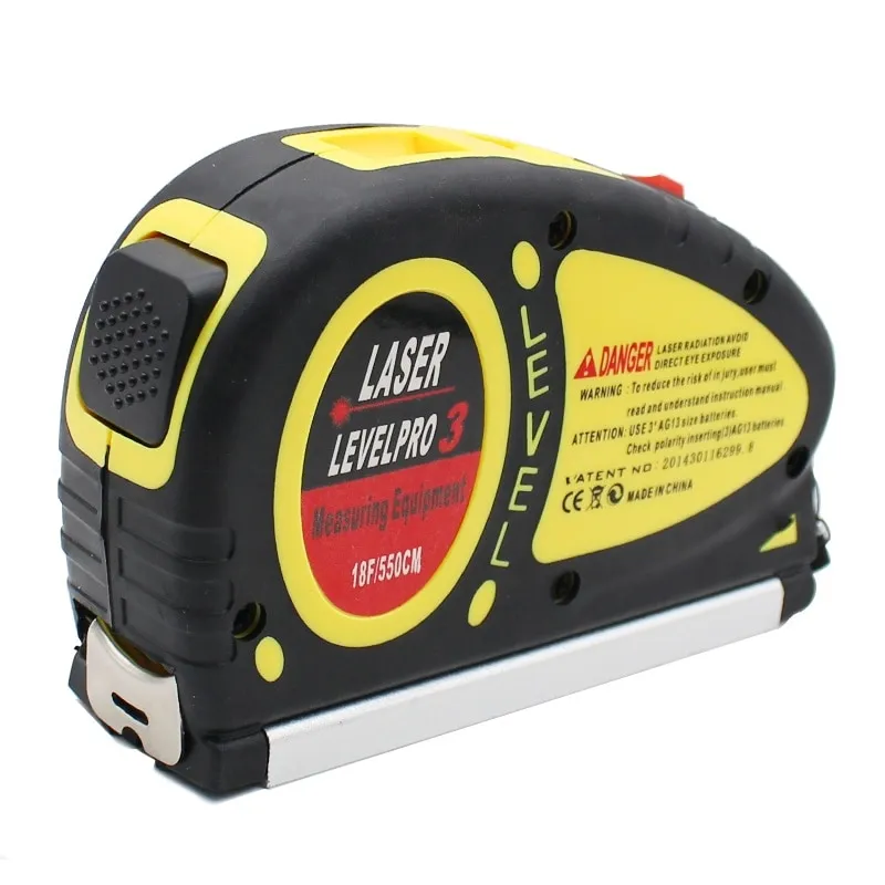 Laser Cấp Quy Mô Thước Dây 5.5M 18F Thước Đo Mức Hồng Ngoại Thiết Bị Đo  Lường, Cấp Độ Laser Bong Bóng 2 Chiều, Dọc Đo Lường | Lazada.Vn