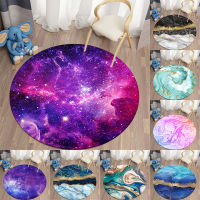 3D Round Cars for Childrens Room Galaxy Space Living Room Rugs Soft Flannel Floor Area Rug Bedroom Mat Kitchen Rug for Home