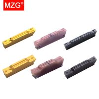 MZG MGMN 200 300 10pcs CNC Grooving Cutting Inserts สําหรับอลูมิเนียมสแตนเลสฮาร์ดอัลลอยด์ End Face