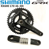 SHIMANO GRX RX600 Cranksets 170มิลลิเมตร46-30ครั้ง11ความเร็ว Cranksets สำหรับถนนขี่จักรยานอุปกรณ์จักรยาน