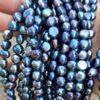 10 strandslot wholesale 8mm good luster pea flat round nugget freshwater pearl strands 16 inch