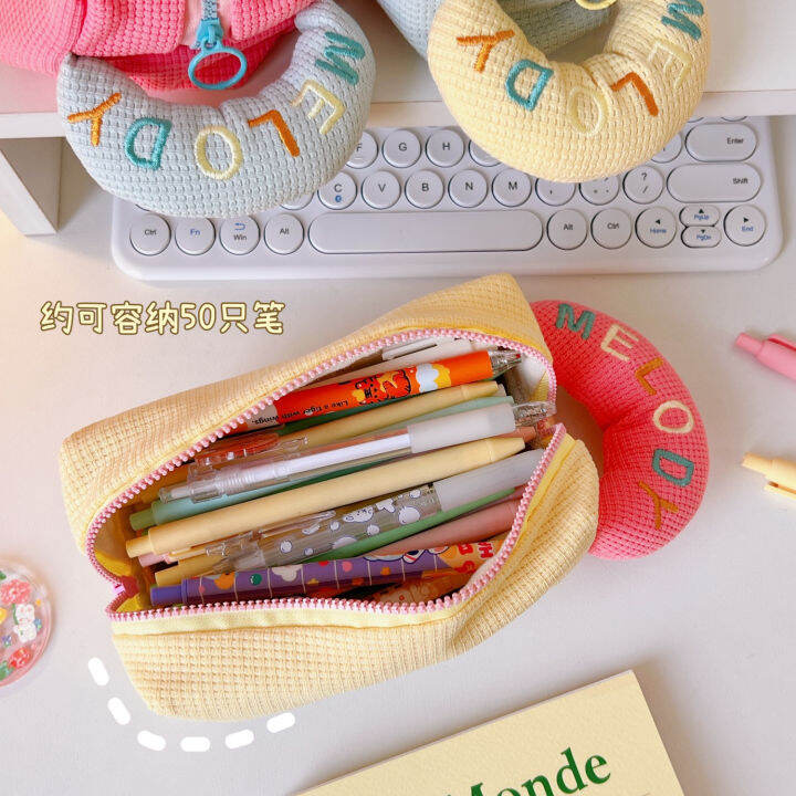 พร้อมส่ง-กระเป๋าใส่เครื่องสำอาง-กระเป๋าดินสอ-กระเป๋าใส่เครื่องเขียน-กระเป่ามีหูหิ้ว