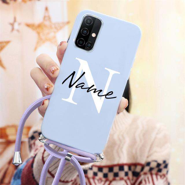 shine-electron-เคสเชือกเส้นเล็กออกแบบได้ตามต้องการสำหรับ-samsung-galaxy-a51-a71-a13-a33-a53-a50-a70-a12ตัวย่อชื่อ-a52-a52s-s21-s20-fe-plus