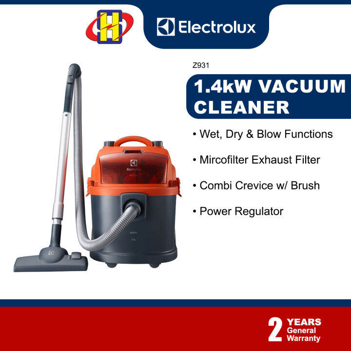 Electrolux Vacuum Cleaner (1600W) Micro Filter Wet & Dry Vacuum Z931