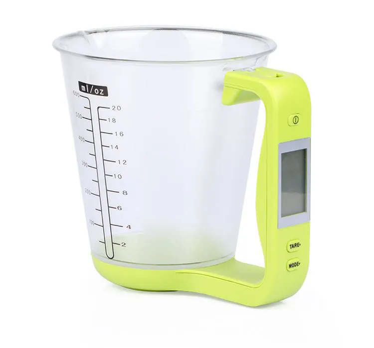 Separable Kitchen Food Measuring Cup Scale LCD Display Grams Ounces Baking  Scale Cooking Electronic Kitchen Accessories