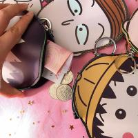 Yixin の Cute Things Cherry Maruko Coin Purse Cartoon Bag Key Storage Card ins Korea Pendant G