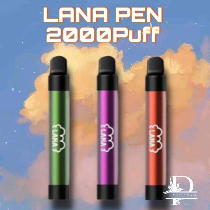 【JB/KL 可Lalamove取货】LANAPEN 2000PUFF/Lanapen/2000PUFF/Lana/一次性烟弹/Vape/全口味现货/Mixed Fruit Lazada