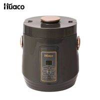 Huaco 1.6L หม้อหุงข้าวหลายแบบพกพาแบบไม่ติดที่ทำอาหารด้วยไฟฟ้าขนาดเล็กเครื่องปั่นอาหารในครัวเรือนสำหรับ1-2คน220V LindaF