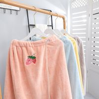 Drop Shipping Wearable Microfiber Bathrobe Woman Shower Soft Bath Towel For Adults Home Hotel Towels Bathroom 80x140cm