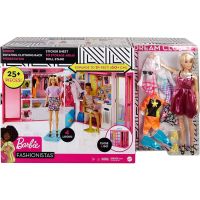 [COD]Barbie Dream Closet With Blonde ตุ๊กตาบาร์บี้ &amp; 25 Pieces Accessories GBK10