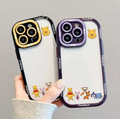 Winnie the Pooh and Friends Phone Case For iPhone 14 Pro Max 14 Plus 13 Pro Max 12 Pro Max Soft Silicone Phone Back Cover for iPhone 11 Pro Max XR XS Max 7 8 Plus Back Shell
