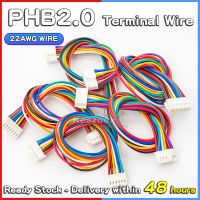 【CW】 Tcenofoxy JST PHB2.0mm Row Wire Cable 2x2/3/4/5/6/7/8/9Pin 10/20/30/50/80cm Male Female Socket Terminal 22AWG