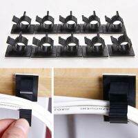 5/10/20pc Adhesive Cable Organizer Clips Table Cable Management Adjustable Cord Holder For Home Office Car Desk Hook Accessories