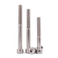 M3-M12 Grade 12.9 Alloy Steel Nickel Plated Cap Head Half Thread Hexagon Socket Screw Partial Thread Allen Hex Socket Screws Nails Screws Fasteners