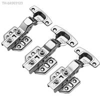 ♣ Stainless Steel Hinge 2.0 Thick Hydraulic Silent Buffer Damping Fixed Hinge 304 Cabinet Door Aircraft Soft Close for Cabinet