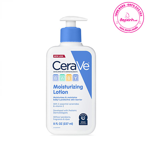 Sữa dưỡng ẩm em bé cerave baby moisturizing lotion 237ml - ảnh sản phẩm 1